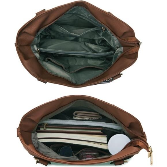 Purses And Wallets Set For Women Tote Handbags Large Hobo Bag Purse With - Picture 4 of 6